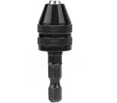 Convertidor adaptador de cambio rápido de vástago hexagonal de 14  y portabrocas sin llave de 0,33,6 mm