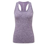 Chaleco 3D sin costuras esculpido multideportivo TriDri para mujer/dama XL púrpura