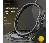 Candado antirrobo portátil con contraseña para bicicletas y vehículos eléctricos - Cable de acero grueso