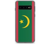 Coque Téléphone - Samsung - Galaxy S10 - Drapeau de la Mauritanie - Souple - Multicolore