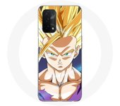 Coque Oppo A54 5G Dragon ball z sangoku Cheveux blonds