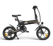 Bicicleta eléctrica ADO A16 XE, Negra