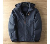 Chaqueta impermeable para senderismo al aire libre, chaqueta fina con capucha, cortavientos para primavera y otoño, chaqueta con capucha, abrigos para hombre M azul