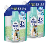Recambio de perlas antibacterianas desodorizantes Lenor Super Deodorizing con aroma a flores y girasol, 2 bolsas de 1810 ml [Compra al por mayor]