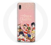 Coque pour Samsung Galaxy A10 Demon slayer merry christmas affiche Anime Manga