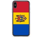Coque Télephone Drapeau Moldavie - iPhone XS