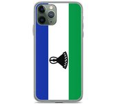 Coque iPhone - Lesotho - Drapeau - Souple - Multicolore - Compatible iPhone 11 Pro