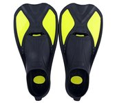 1 par de aletas de buceo de plástico, aletas de Entrenamiento de natación, aletas profesionales para esnórquel, aletas de hoja corta, aletas de natación para fortalecer las piernas 2XS