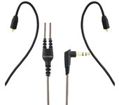 Cable de audio para auriculares con cable de 3,5 mm, repuesto de auriculares con conector MMCX desmontable para Shure SE215/