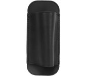 Funda para cuchillo de cuero Crazy Horse, exquisita artesanía, elegante y horizontal, soporte para cinturón para cuchillos. negro