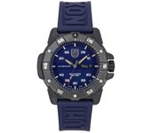 Luminox Reloj para hombre Master Carbon SEAL con correa de caucho y esfera azul Swiss Automatic Divers XS.3863 200M azul