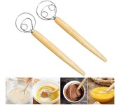 Batidor de masa danés de mano grande, mezclador de pan, mezclador de masa de pastelería de acero inoxidable, batidor de huevos, herramientas de cocina para hornear One Eye Design