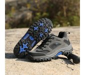 Zapatos de senderismo para hombre, de talla grande, suela gruesa, caña baja, para otoño e invierno, nuevos zapatos de senderismo para exteriores para hombre. 39
