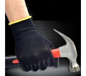 10/30 pares de guantes de poliuretano sin logotipo, guantes de seguridad para el trabajo, guantes de reparación, guantes con palma recubierta, suministros para carpinteros y reparadores S