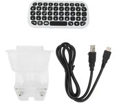 Teclado inalámbrico portátil para PS5, minicontrolador de juegos, tablero de chat, teclado inalámbrico Bluetooth 3.0