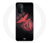 Coque pour Oppo A74 5G slb benfica fond noir