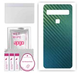 apgo Protective Skin Sticker for the back compatible with TCL 10L, Wrap Film, Foil, Vinyl - Pattern Carbon Chameleon CAKA1