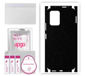 apgo Protective Skin Sticker for the back+sides compatible with Xiaomi POCO X3 GT, Full Wrap Film, Foil, Vinyl - Pattern Matte Black