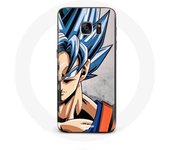 Coque pour Samsung Galaxy S6 edge Anime Dragon Ball Goku Cheveux bleu