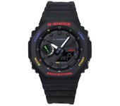 Casio Reloj analógico digital G-Shock Mobile Link con esfera negra y energía solar GA-B2100FC-1A 200 m para hombre negro