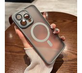 Funda magnética translúcida esmerilada para iPhone 13/14 Pro Max/15 iPhone 15