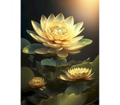 RUOPOTY-Kits de pintura por números de loto con marco para adultos, cuadro artístico moderno de flores para pared con números para decoración del hogar, 60x75cm 40x50cm NO Frame