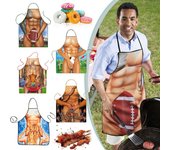 Ramidos Delantal creativo Cocina Chef Regalo de cocina Delantal divertido creativo Delantal divertido divertido A marrón