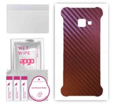 apgo skin sticker film foil vinyl for the BACK compatible with Samsung Galaxy Xcover 4, scratch-resistant, easy to install - Carbon Chameleon CAKA5