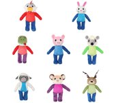 Nuevo producto: Mercancía de juego de peluche Pig 64, animales de dibujos animados, conejos, lechones, ratones de juguete 30cm0.1kg