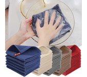 Paños de cocina de algodón, paños de cocina de secado rápido para lavar platos, trapos de cocina de panal, paño de limpieza para el hogar súper suave y absorbente 3PCS