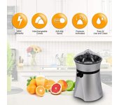 Exprimidor de naranjas eléctrico automático, exprimidor de limones, extractor de cítricos, manos libres, máquina exprimidora de limas.