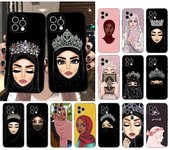 Funda del teléfono para Iphone 14 Pro Max 13 12 11 Pro Max Xs Xr X 12mini 14 Plus Se Muslim Islamic Gril Eyes Woman Hijab Funda iphone 14Pro