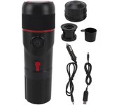 Cafetera portátil 3 en 1 con cápsulas de presión de 15 bares para camping, conducción, casa y oficina. L