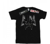 Star Wars Girls Darth Vader Helmet Cotton T-Shirt 9-11 Years negro