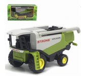 Modelo de juguete de camión agrícola a escala 1/32, juguete de tractor agrícola de aleación exquisito para modelo de juguete 1/32-Size:18.5*8.8*8cm verde