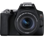 Cámara réflex digital Canon EOS Kiss X10 Kit de zoom estándar negro KISSX10BK-1855ISSTMLK negro