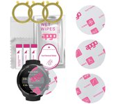 3x apgo Ultra-Clear Hybrid protector de cristal compatible con Suunto 9 Baro, nano cristal flexible, excelente reemplazo para el cristal templado, resistente a los arañazos