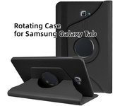 Funda giratoria para Samsung Galaxy Tab A7 SM-T500 T220 A 10.1 T510 A8 10.5 X200 T590 T580 E T560 8.0 T290 S6 Lite 10.4 P610 A7 Lite 8.7 SM-T220 negro