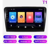 Radio Android para Skoda Superb 2 B6 2013-2015, reproductor multimedia, unidad principal, estéreo, navegación GPS, Bluetooth, WIFI, 1+16 GB 1+16GB