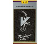 Caña para saxofón alto Vandoren V.12 Dureza: 2-12 (10 piezas)
