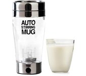 Mezclador eléctrico de la coctelera de la proteína de la automatización 450ml mi mezclador de la leche del café del viaje al aire libre de la botella de agua 450ml with handle