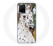 Coque pour Vivo Y21s 2021 / Y21 2021 Appaloosa Cheval blanc