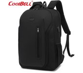 Mochila para hombre de 31 L, gran capacidad, negra, resistente al agua, apta para portátiles de 17/17,3 pulgadas, con puerto de carga USB, apertura de 180°, equivalente a una maleta de 18 pulgadas negro