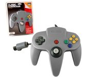 Controlador de almohadilla de joystick con cable para consola Nintendo 64 N64 - Gris