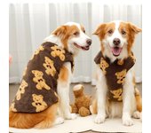 Ropa para perros, chaleco de felpa, ropa cálida, para gatos, osos de peluche, corgi, golden retriever, perros pequeños, medianos y grandes 1XS
