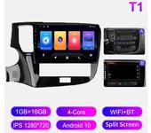 Radio Android para coche Mitsubishi Outlander 2018-2021, reproductor multimedia, unidad principal, estéreo, navegación GPS, Bluetooth, WIFI, 1+16 GB 1+16GB,A