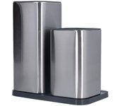 Porta cuchillos de acero inoxidable Organizador universal de cuchillos de cocina para múltiples cuchillos de cocina y