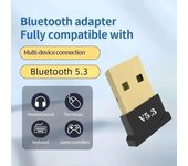 Adaptador USB Bluetooth 5,3, transmisor, receptor, Audio Bluetooth, Dongle Bluetooth, adaptador USB inalámbrico para ordenador, PC y portátil