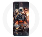 Coque Maniacase pour Samsung Galaxy A21s Max Verstappen F1 art wallpaper
