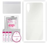 apgo MATTE Protective Skin Sticker for the back compatible with Samsung Galaxy A30s, Wrap Film, Hydrogel Film, Flexible, Soft TPU with positioning lay